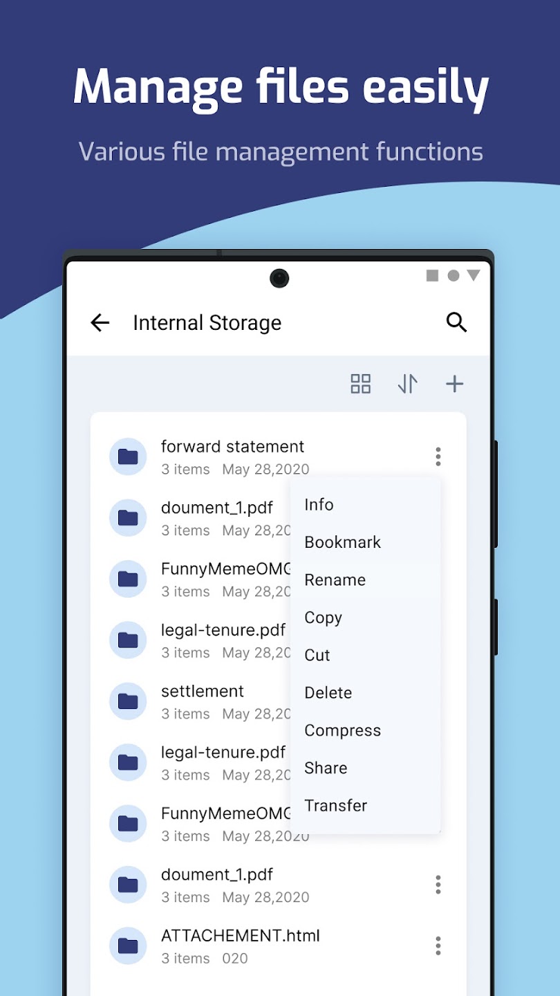 PoMelo File Explorer screen 2