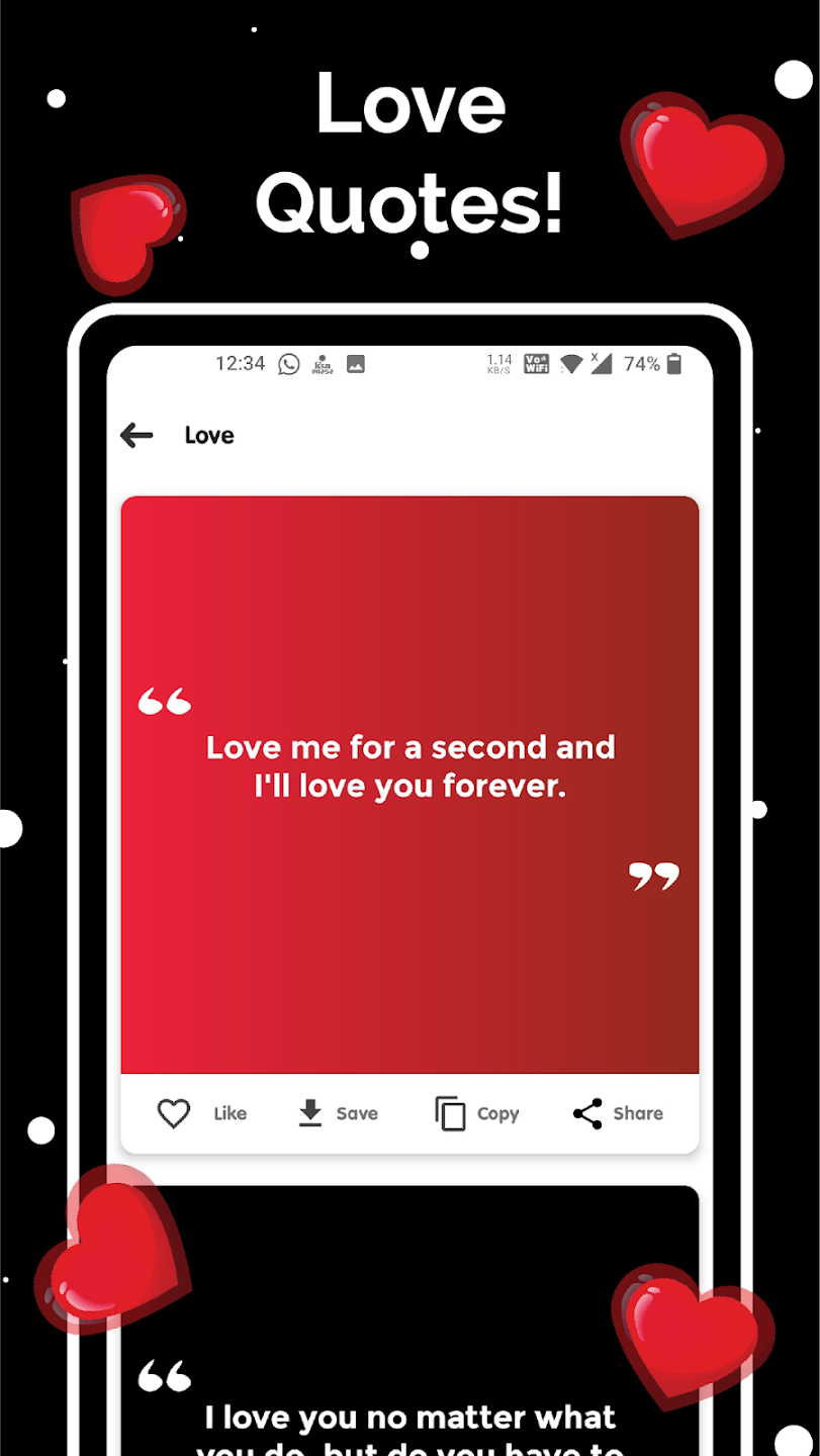 Quotes and Status MOD APK 3.7 (Premium Unlocked) for Android
