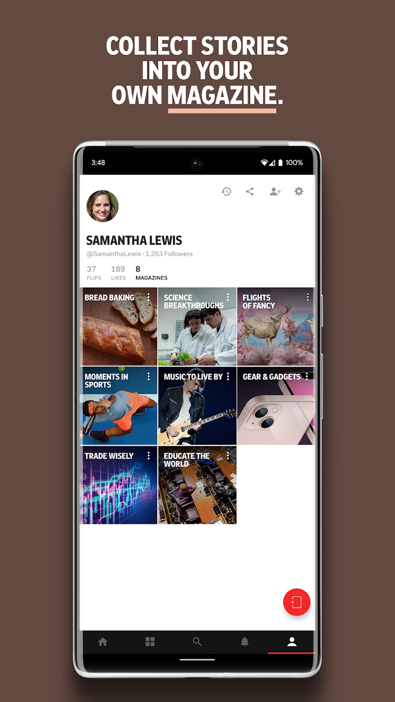 Flipboard screen 4