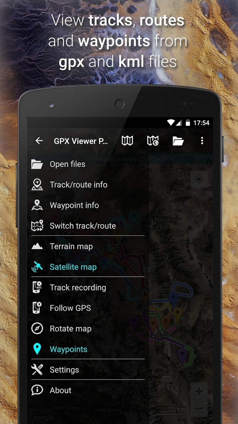 GPX Viewer PRO screen 1