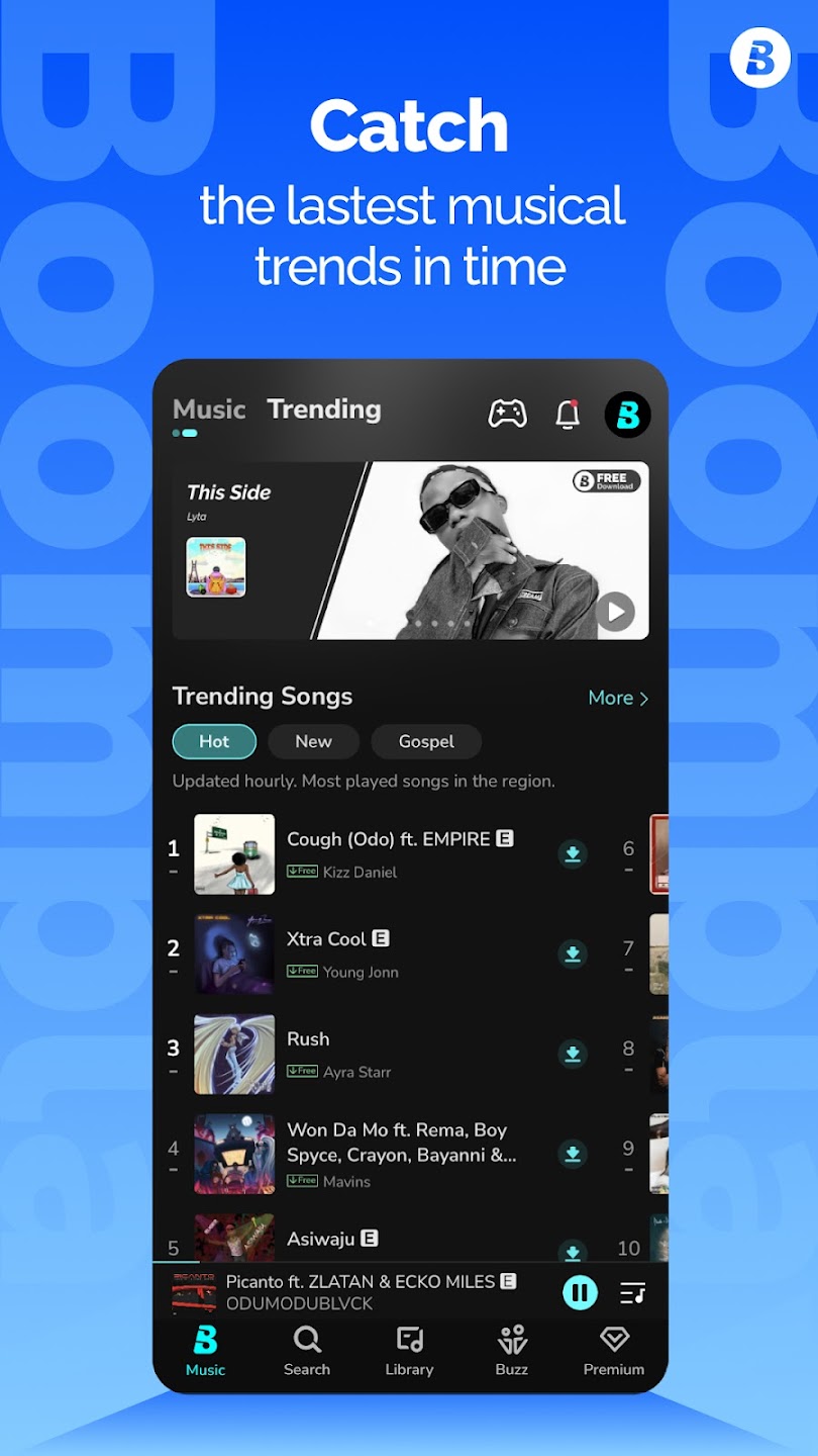 Boomplay MOD APK 6 5 29 (Premium Unlocked) for Android