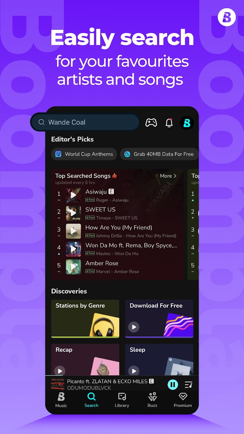 Boomplay MOD APK 6.5.29 (Premium Unlocked) For Android