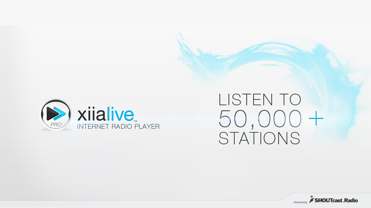 Internet radio pro. XIIALIVE PNG.